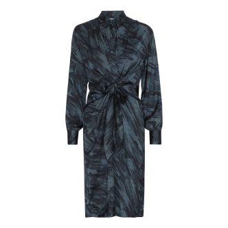 KARMAMIA MILA DRESS BLUE CAMOUFLAGE-0