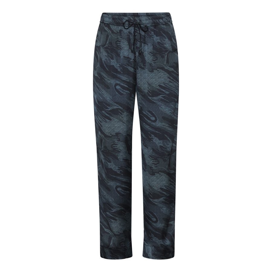 KARMAMIA PIPER PANTS BLUE CAMOUFLAGE-0