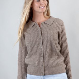O'TAY NAYA CASHMERE SHIRT WALNUT-0
