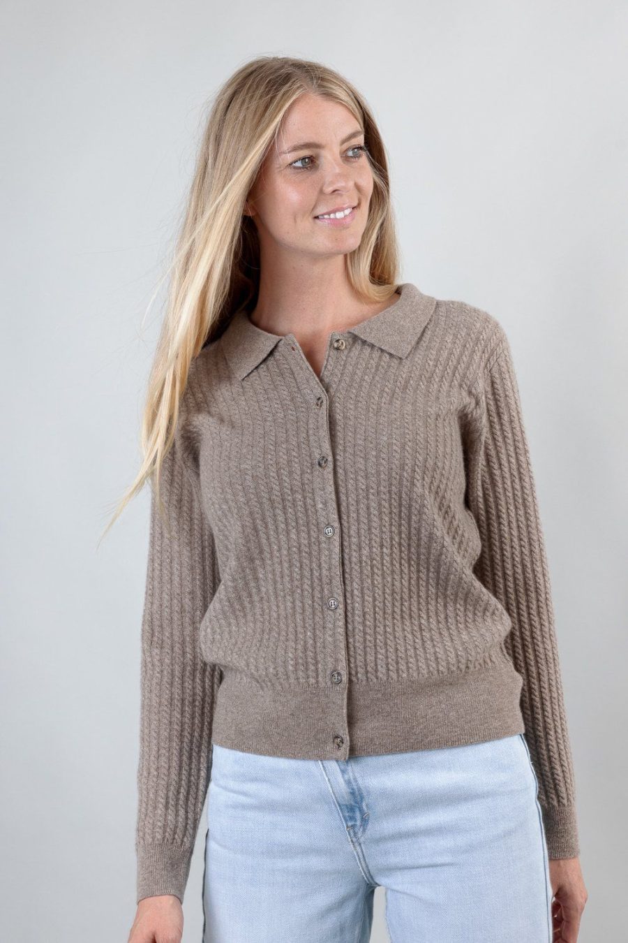 O'TAY NAYA CASHMERE SHIRT WALNUT-0