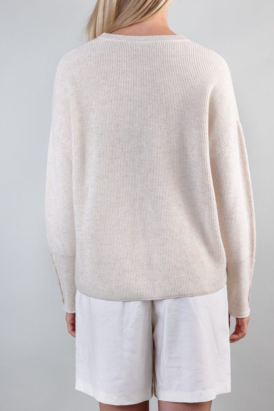 O'TAY NELLIE CASHMERE SWEATER WARM BEIGE-9426