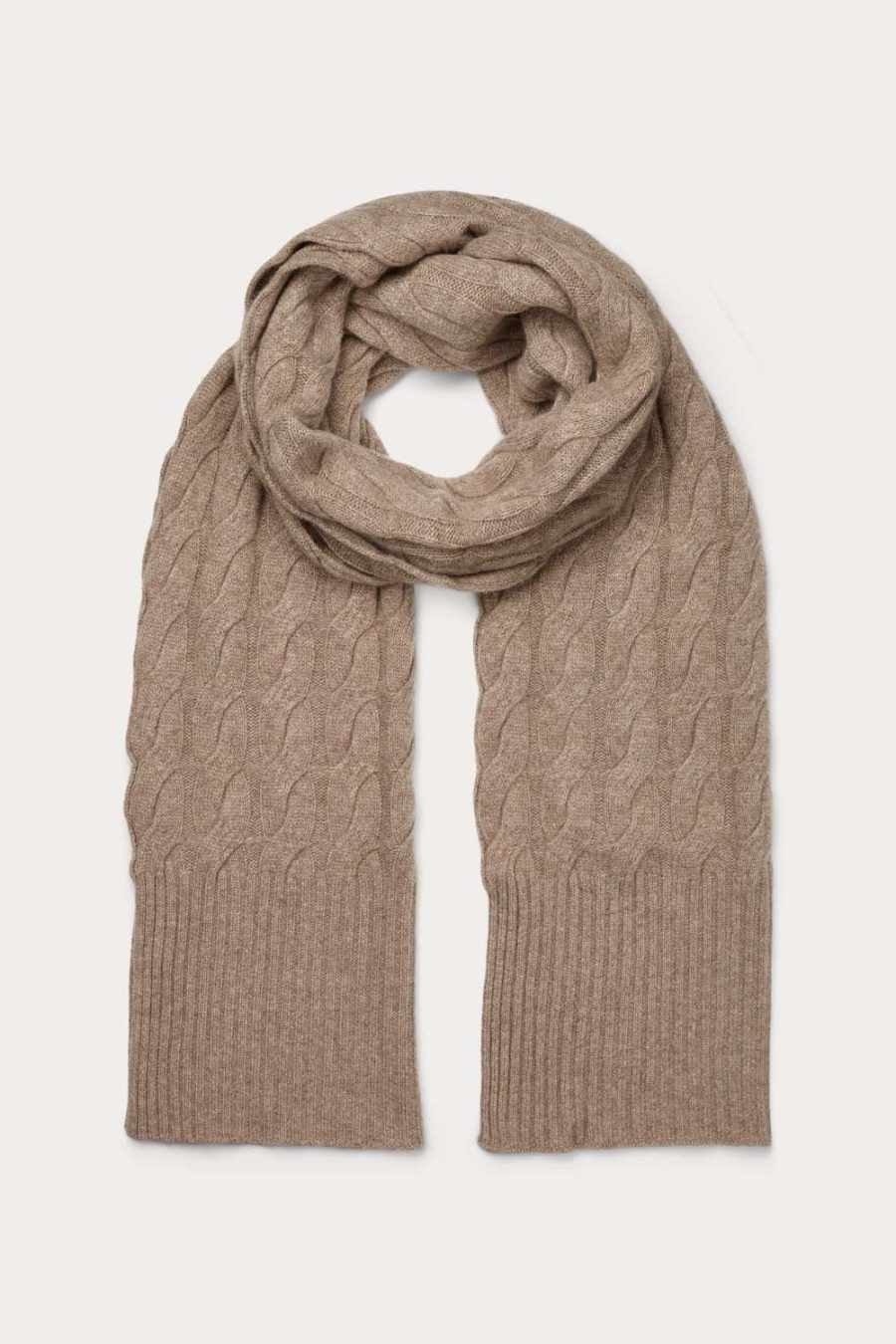 O'TAY NYNNE CASHMERE SCARF WALNUT-0