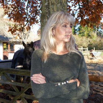 O'TAY ABBELONE CASHMERE SWEATER ARMY-0