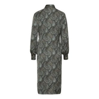 KARMAMIA MILA DRESS INDIGO PAISLEY-9583