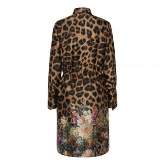 KARMAMIA NAKITA DRESS FLOWER LEOPARD-9617