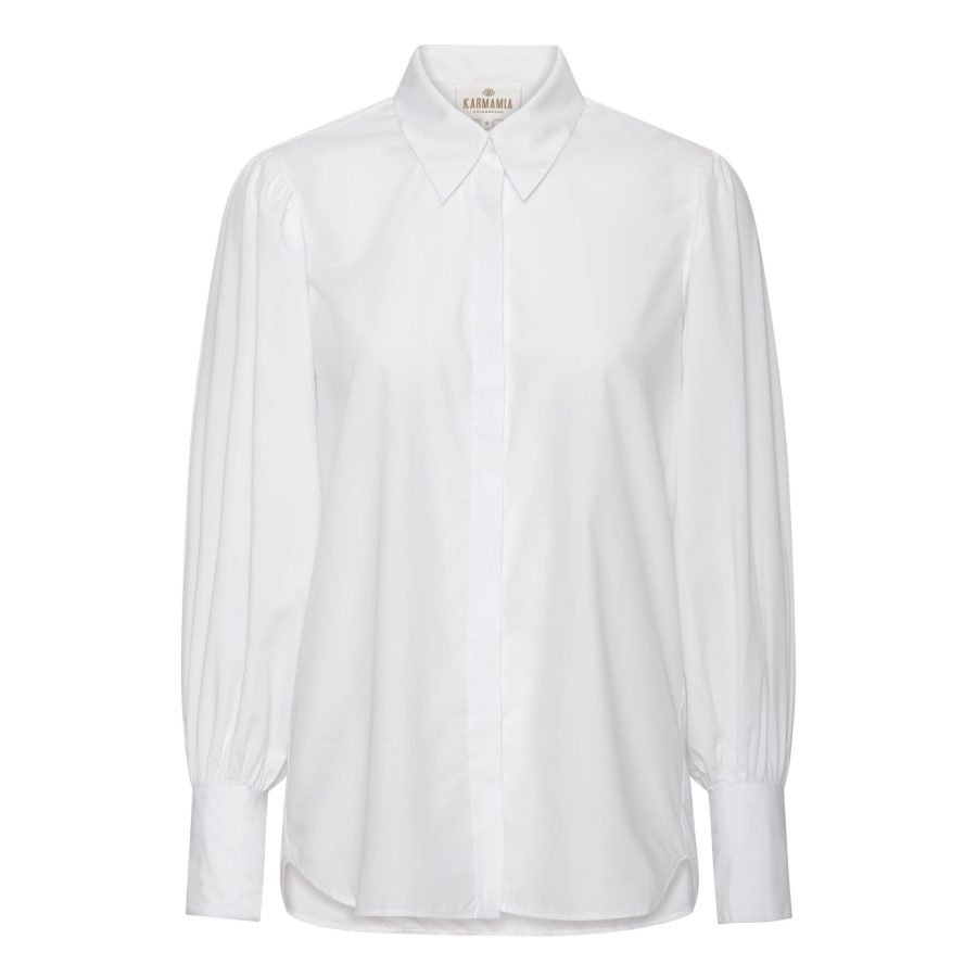 KARMAMIA PAULA SHIRT WHITE COTTON-0