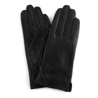 DEPECHE 14888 BASIC LEATHER GLOVES BLACK-0
