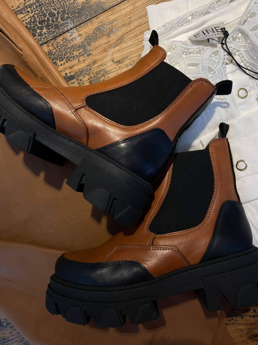 SHOE BIZ COPENHAGEN ULRICA BOOTS COGNAC-0