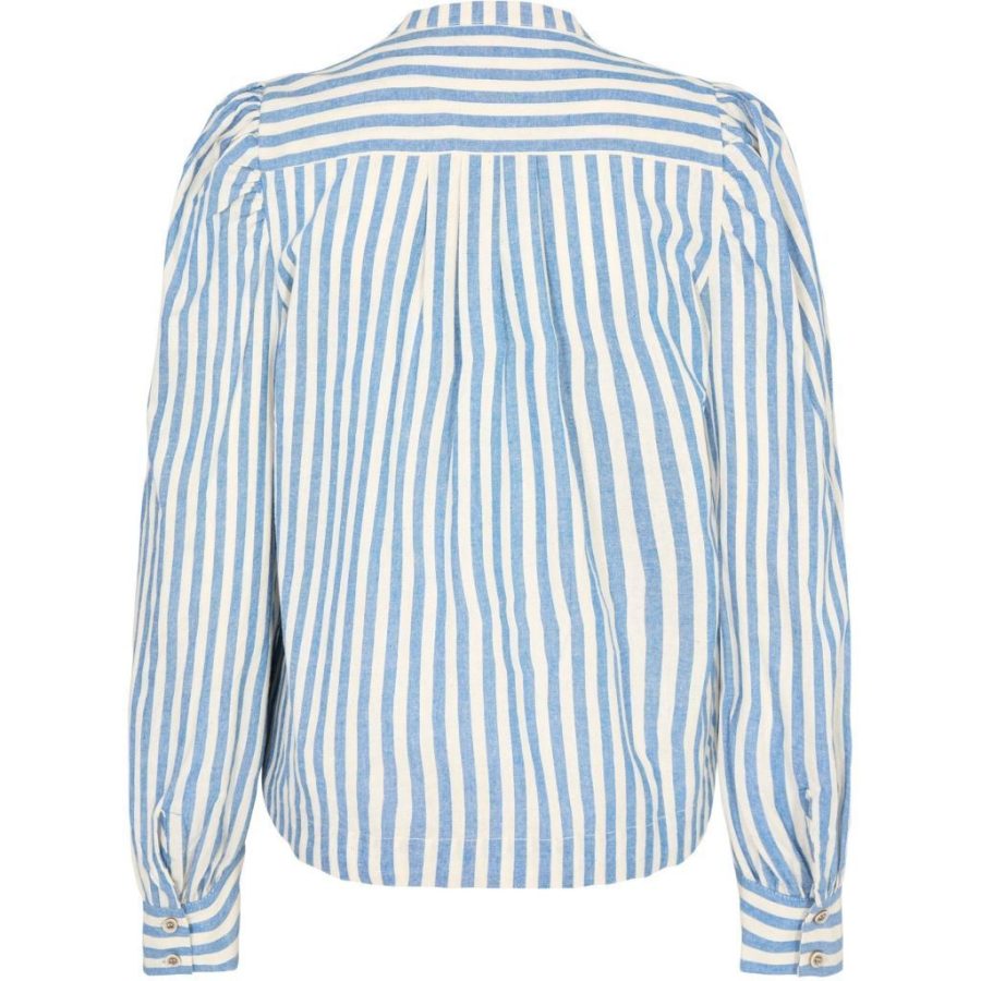 Gossia goelisa blouse - blue stripes - Image 2