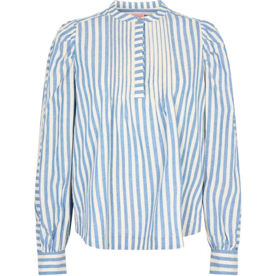 Gossia goelisa blouse - blue stripes