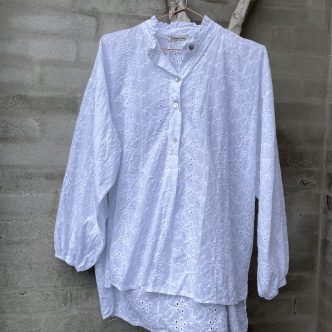 CL IV LOTUS-2880 BLOUSE PRINT 2 WHITE-0