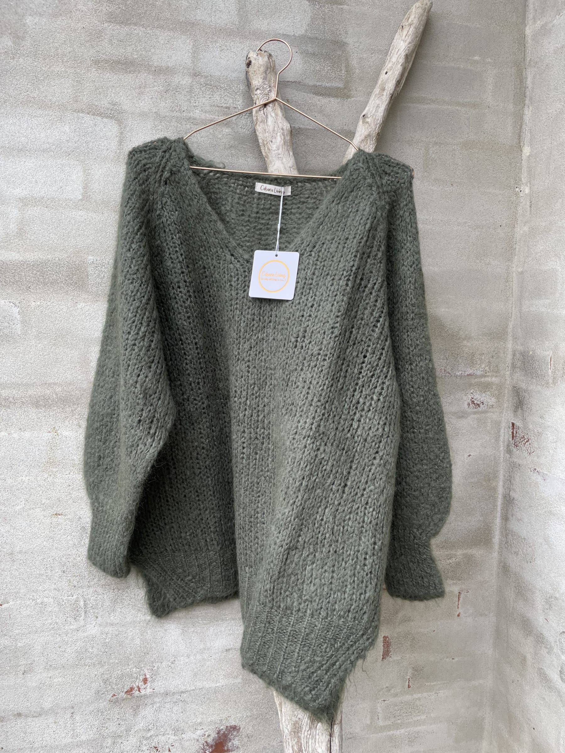 Rubin sort Luscious Cl iv af-1019 sweater militara | KØB HER