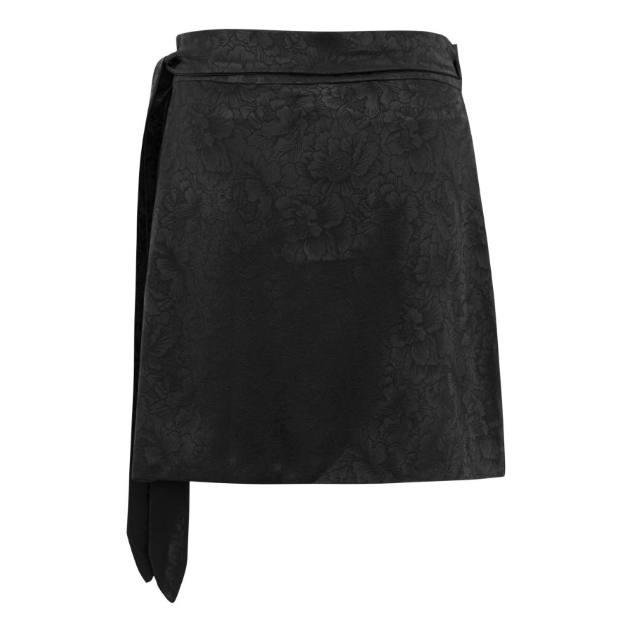 Karmamia anna skirt black flower jacquard - Image 2