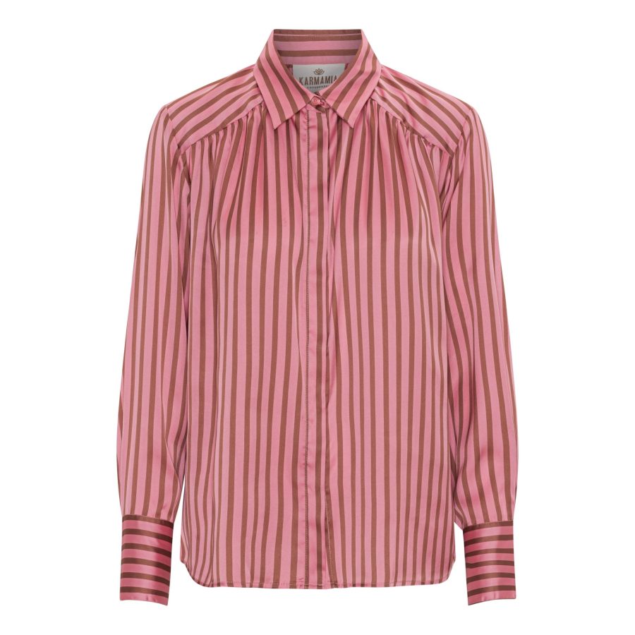 Karmamia augusta shirt flamingo stripe