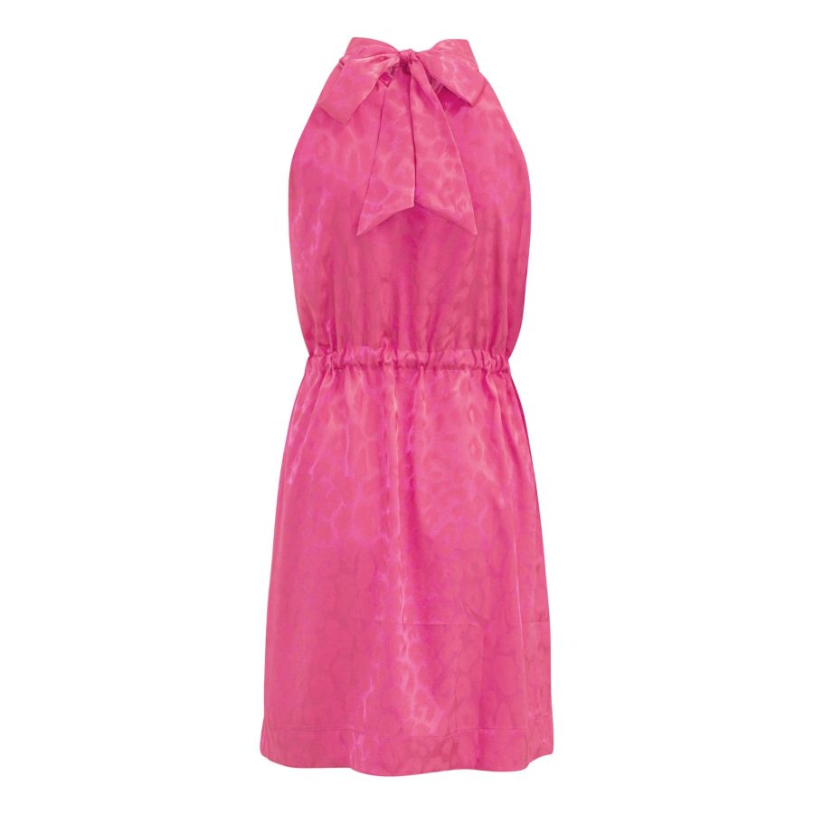 Karmamia constance dress pink leo jacquard - Image 2