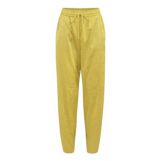 Karmamia cora pants yellow paisley jacquard