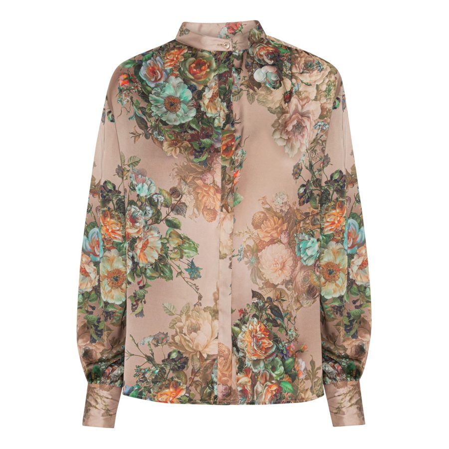 Karmamia cornelia shirt daisy mocha