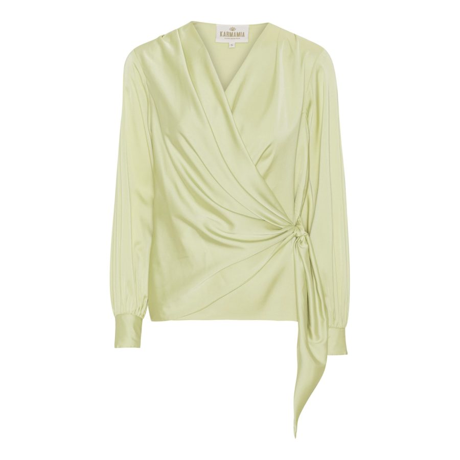 Karmamia ines blouse pale lemon