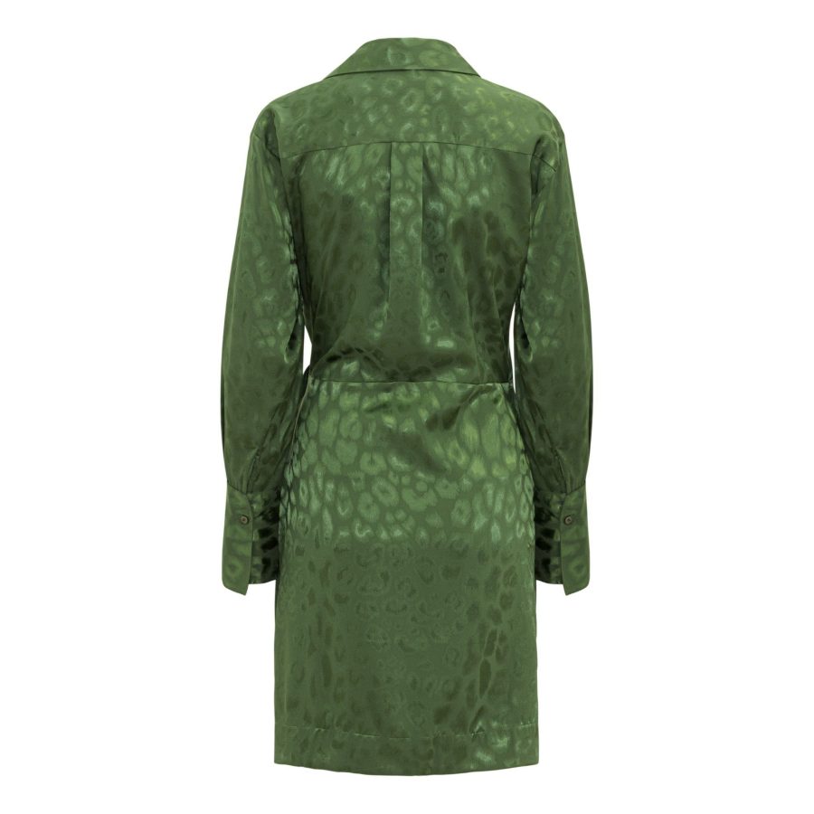 Karmamia ivy wrap dress cactus leo jacquard - Image 2