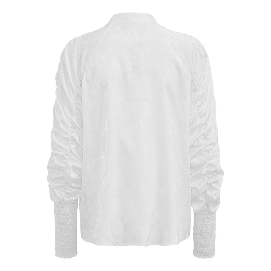 Karmamia morgan shirt white paisley jacquard - Image 2