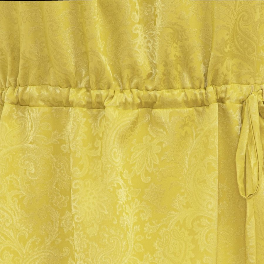 Karmamia reese top yellow paisley jacquard - Image 3