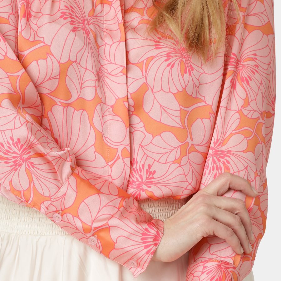 Karmamia josephine shirt gardenia tangerine - Image 5