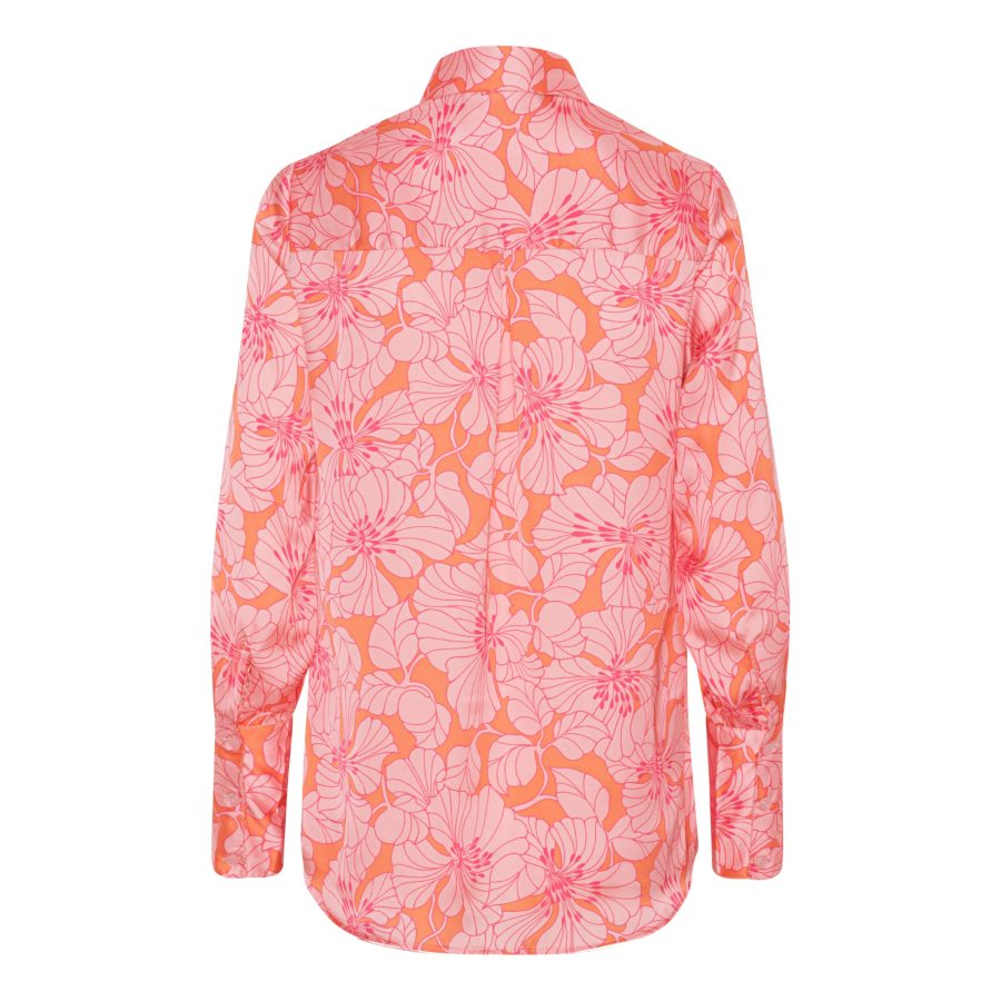 Karmamia josephine shirt gardenia tangerine - Image 2