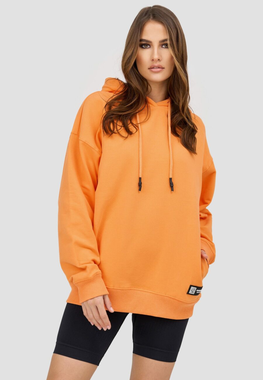 Cotton candy yagmur hoodie orange