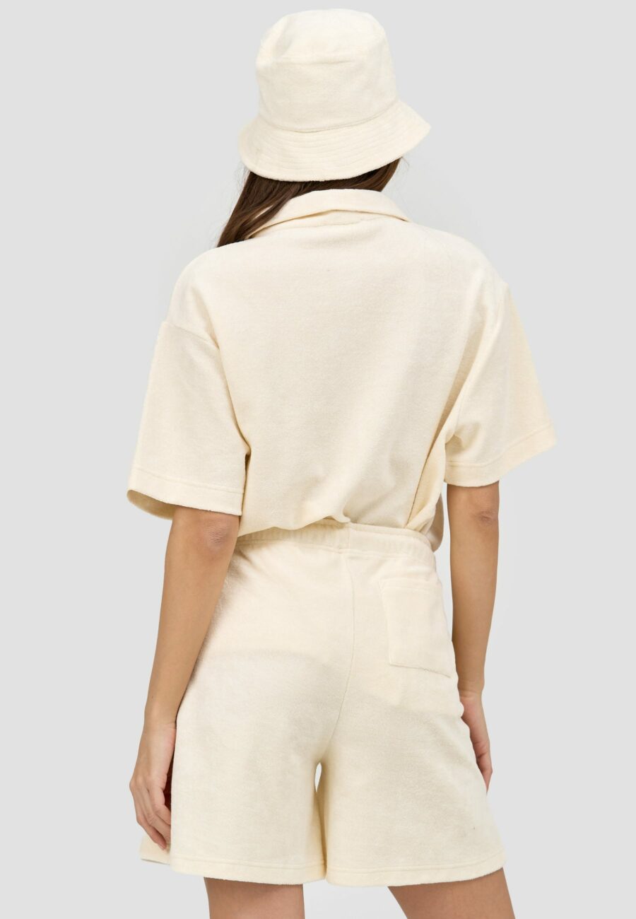 Cotton candy zoya polo shirt beige - Image 3