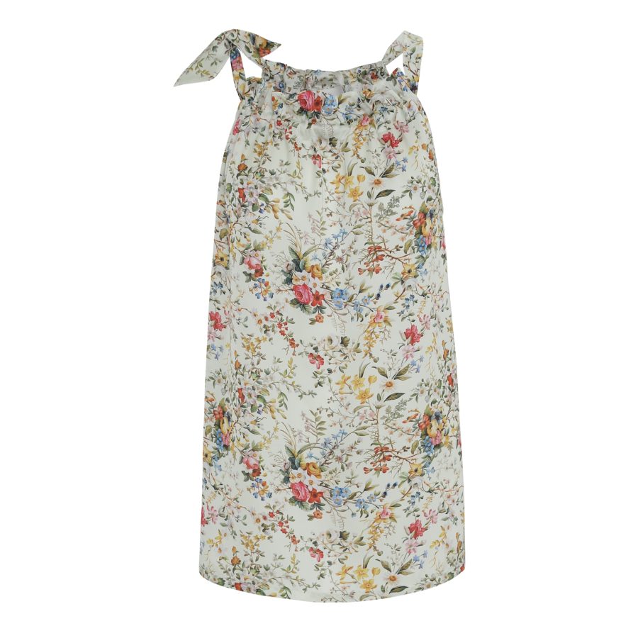 Karmamia ruffle tie top bloom