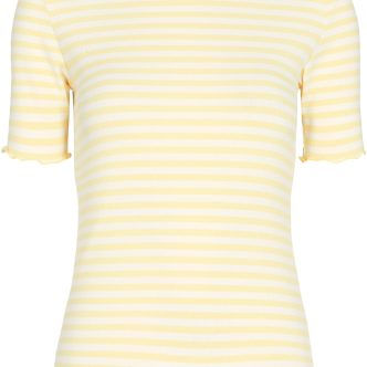 Libertè blouse yellow creme stripe