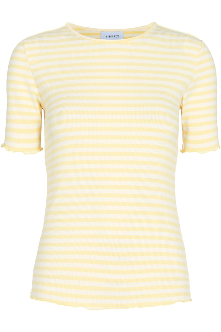 Libertè blouse yellow creme stripe