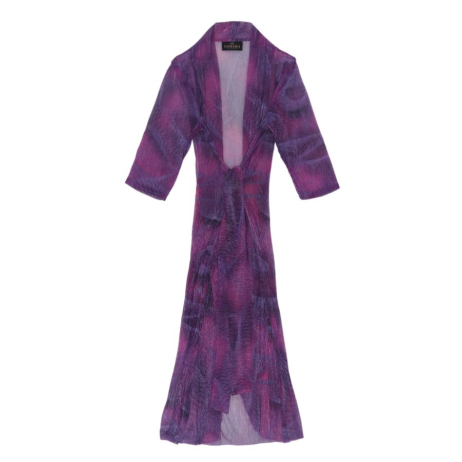 Karmamia hailey wrap kimono violet