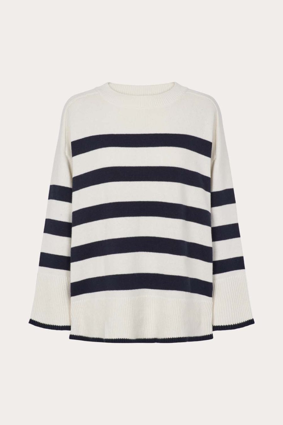 O'tay tilda sweater off white navy