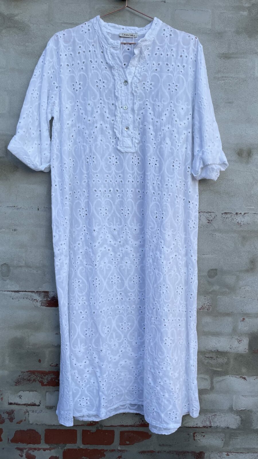 Cl iv 1955 tulip dress white