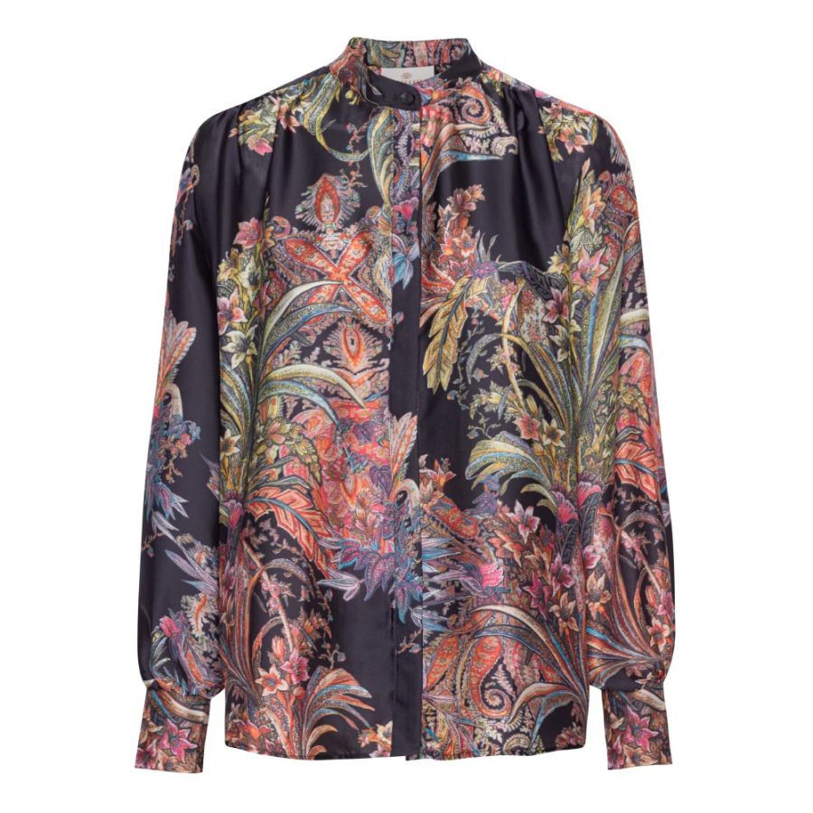 Karmamia cornelia shirt meadow black