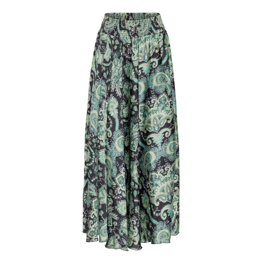 Karmamia savannah skirt emerald paisley