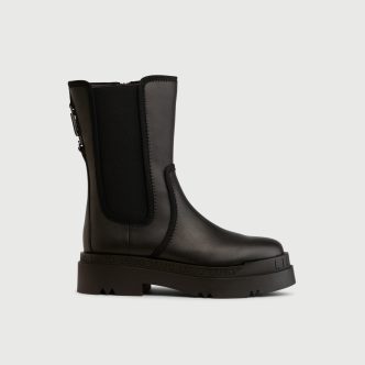 Liu jo chelsea platform boots black
