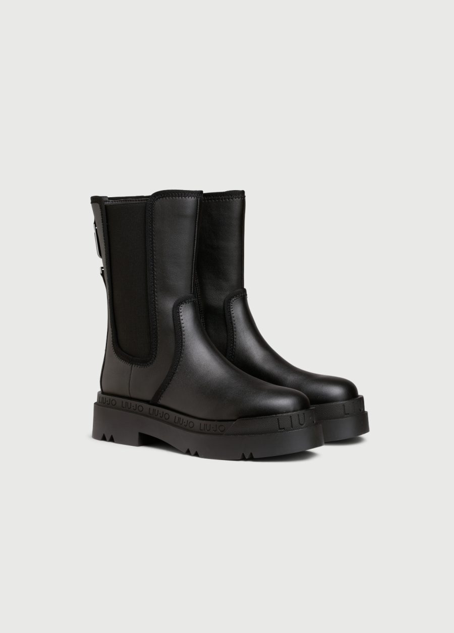 Liu jo chelsea platform boots black - Image 2