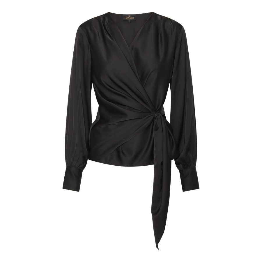 Karmamia ines blouse black | KØB HER