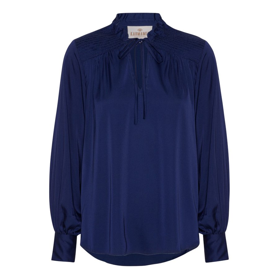 Karmamia blanche blouse sapphire