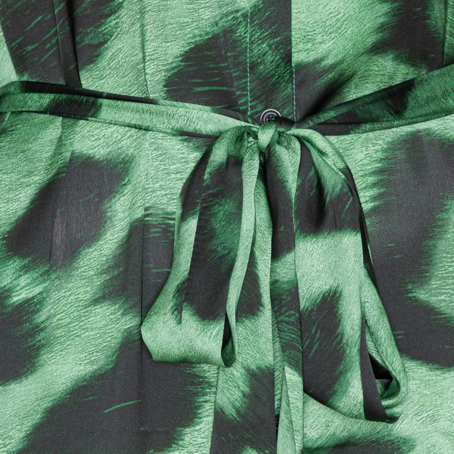 Karmamia carla dress green maxi leo - Image 3