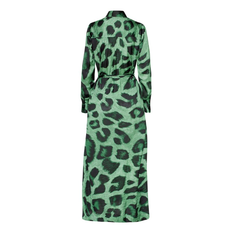 Karmamia carla dress green maxi leo - Image 2