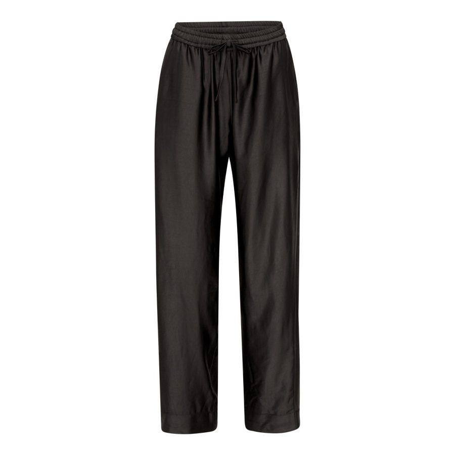Karmamia garcia pants black rich satin