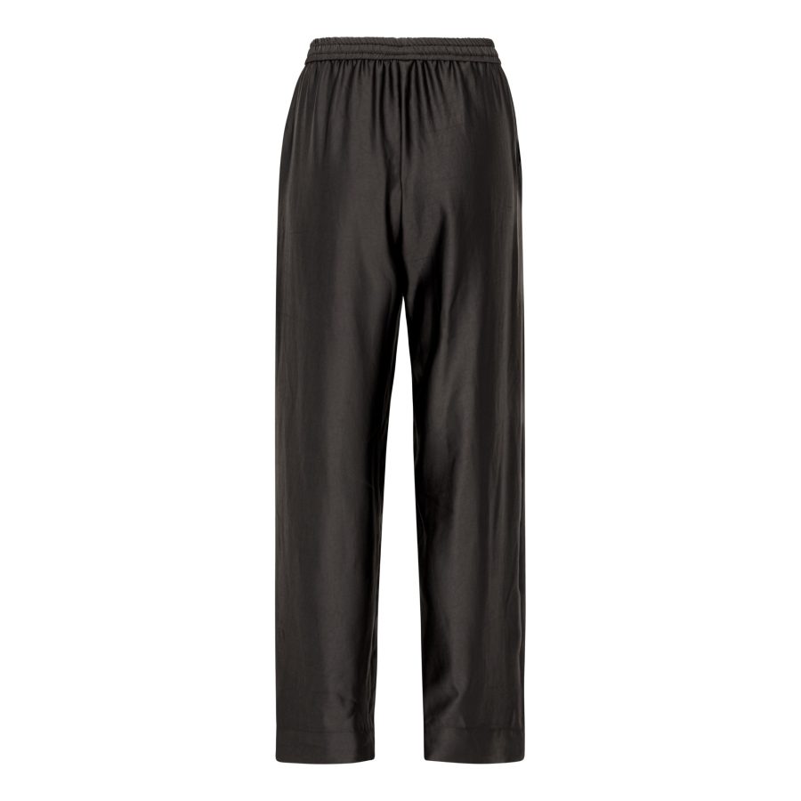 Karmamia garcia pants black rich satin - Image 2