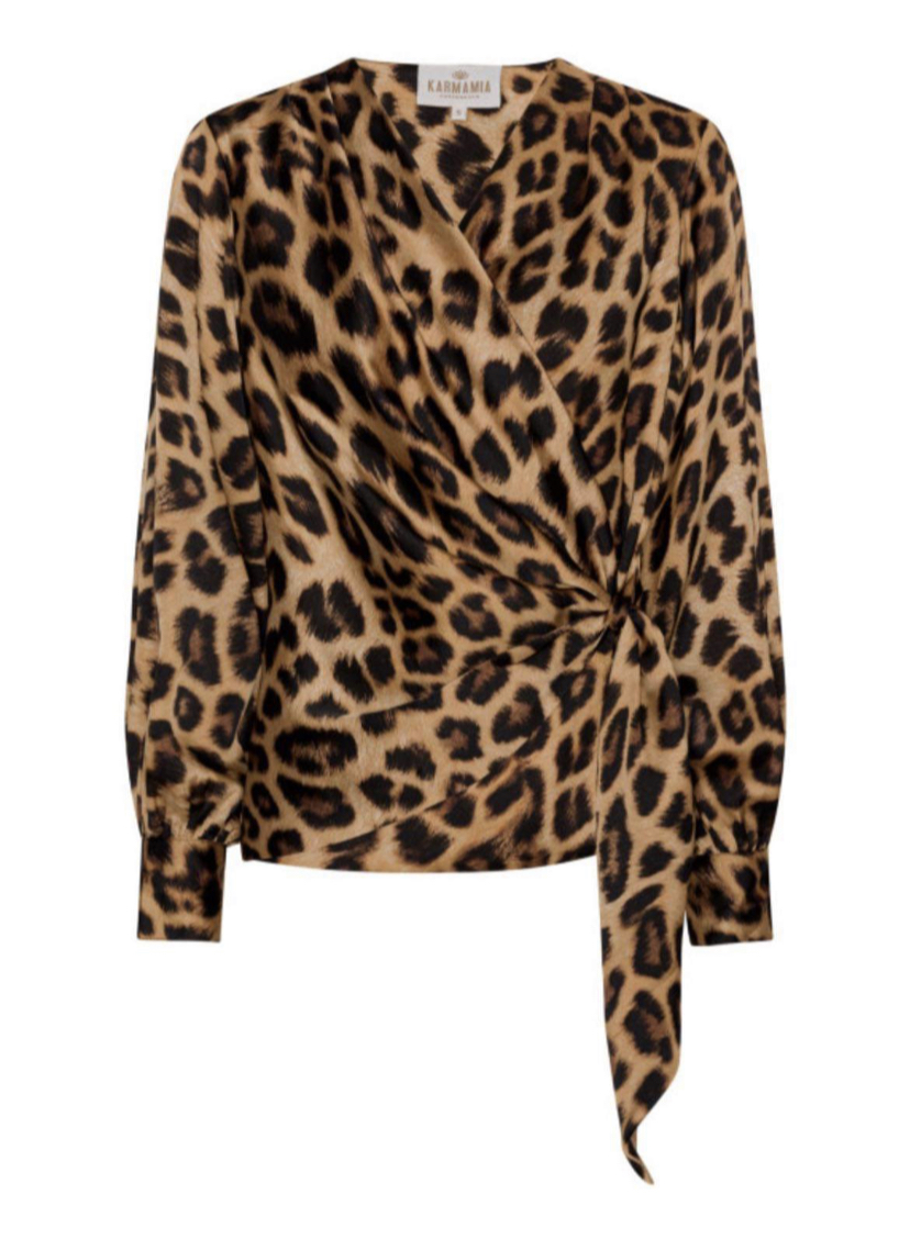 Karmamia ines blouse leopard | KØB HER