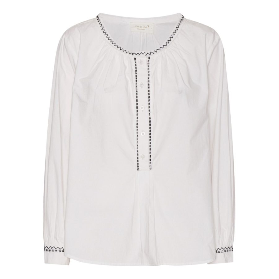 Eva go diva nancy blouse white