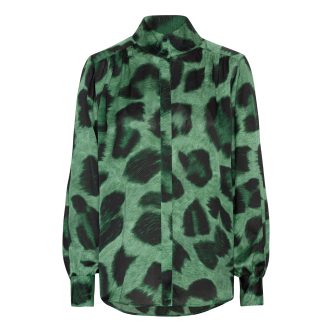 Karmamia noelle shirt green maxi leo