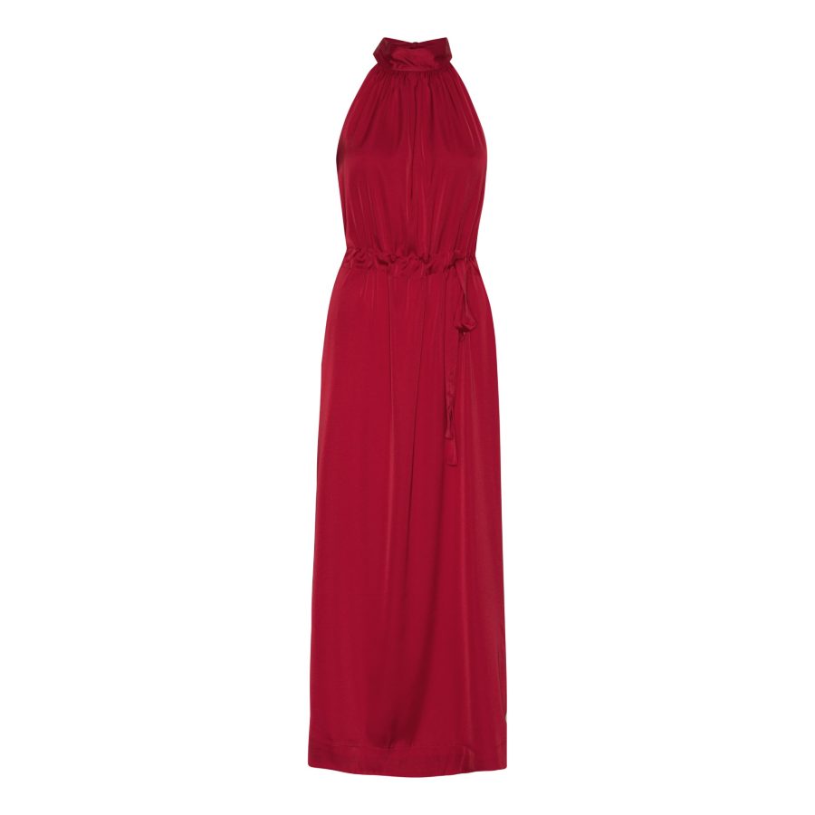 Karmamia layla dress deep red