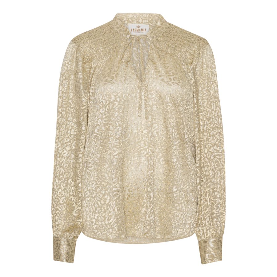 Karmamia blanche blouse leo gold